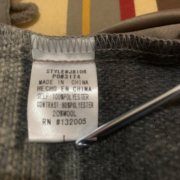 Entro Women's Vest Utility Aztec Brown Drawstring Cargo Pockets Cabincore Boho - Picture 15 of 16